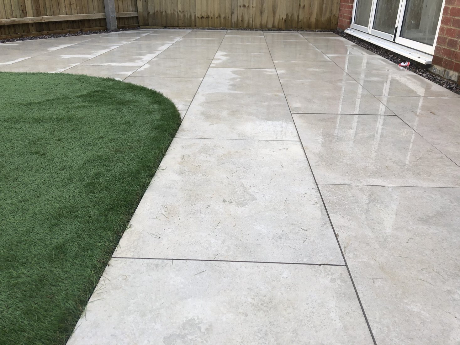 Porcelain Patios project by Stonecrest Paving and Landscaping