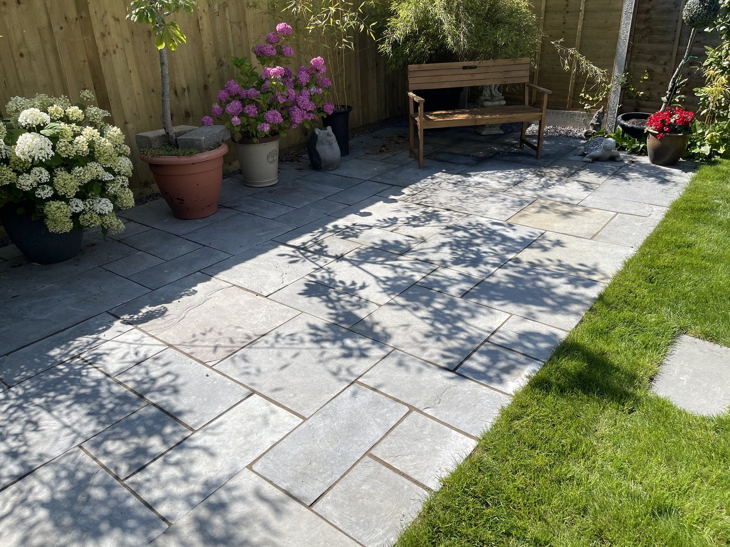 Porcelain Patios project by Stonecrest Paving and Landscaping
