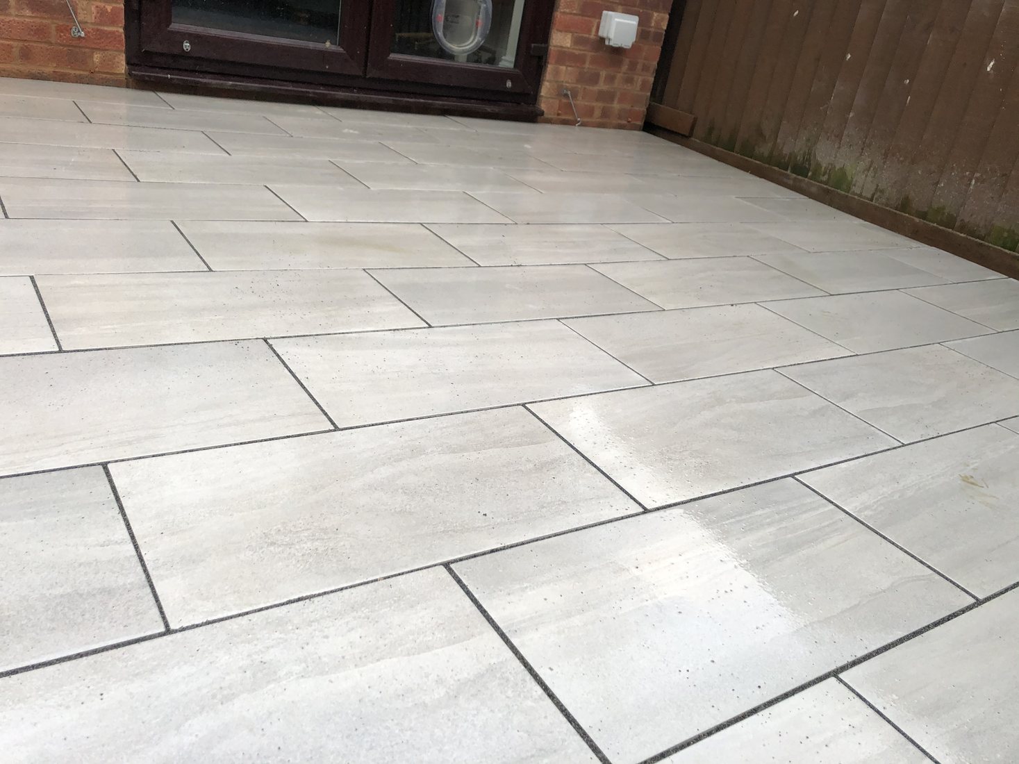 Porcelain Patios project by Stonecrest Paving and Landscaping
