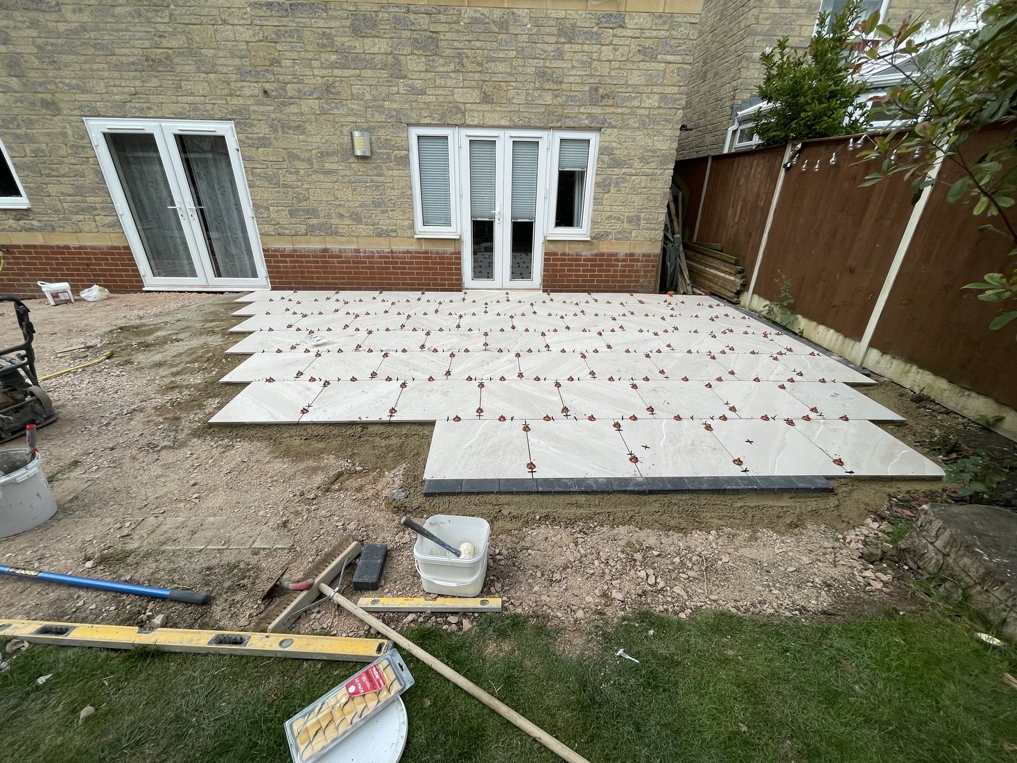 Porcelain Patios project by Stonecrest Paving and Landscaping