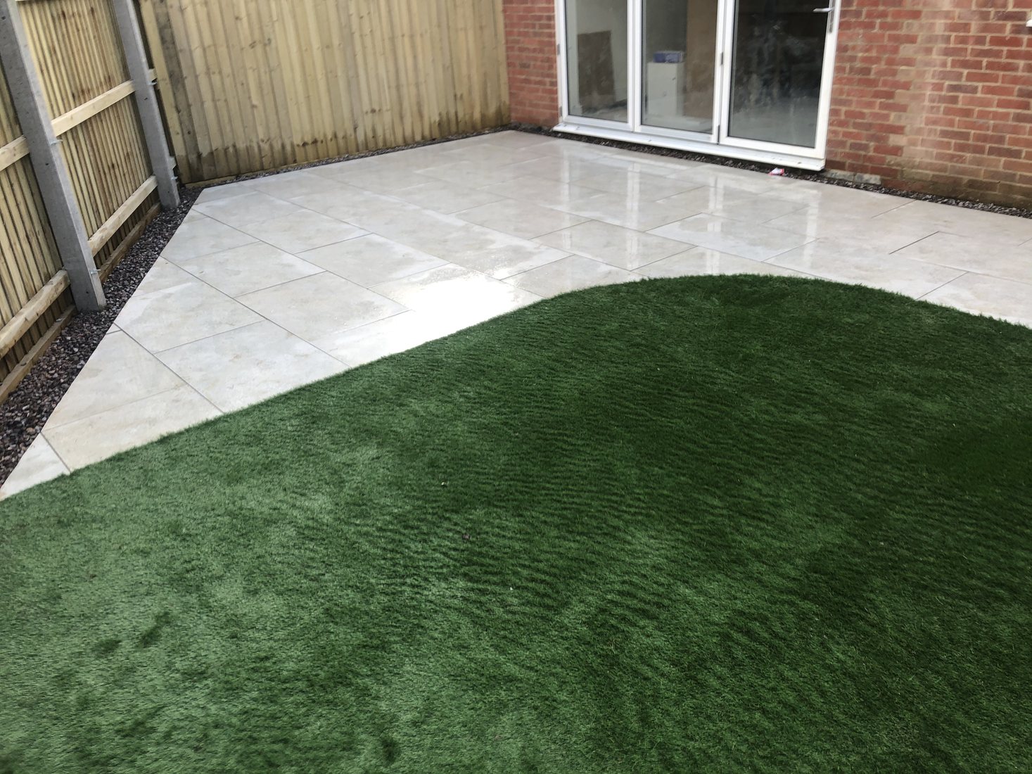 Porcelain Patios project by Stonecrest Paving and Landscaping