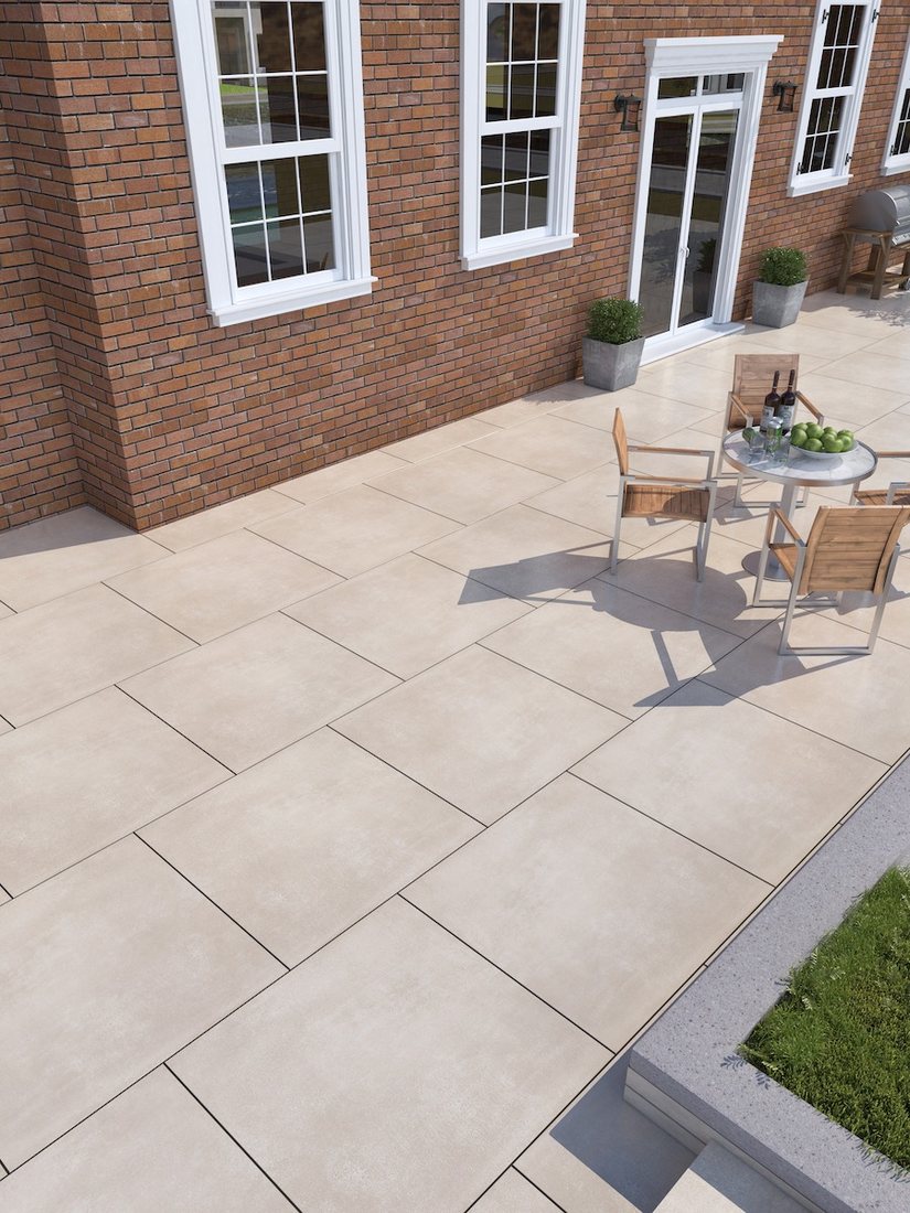 Porcelain Patios project by Stonecrest Paving and Landscaping