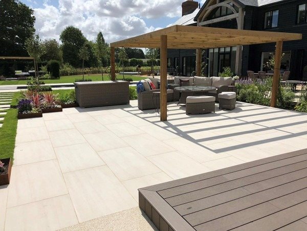 Sandstone Patios project by Stonecrest Paving and Landscaping