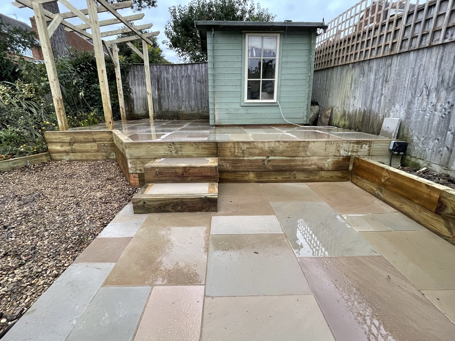 Sandstone Patios project by Stonecrest Paving and Landscaping