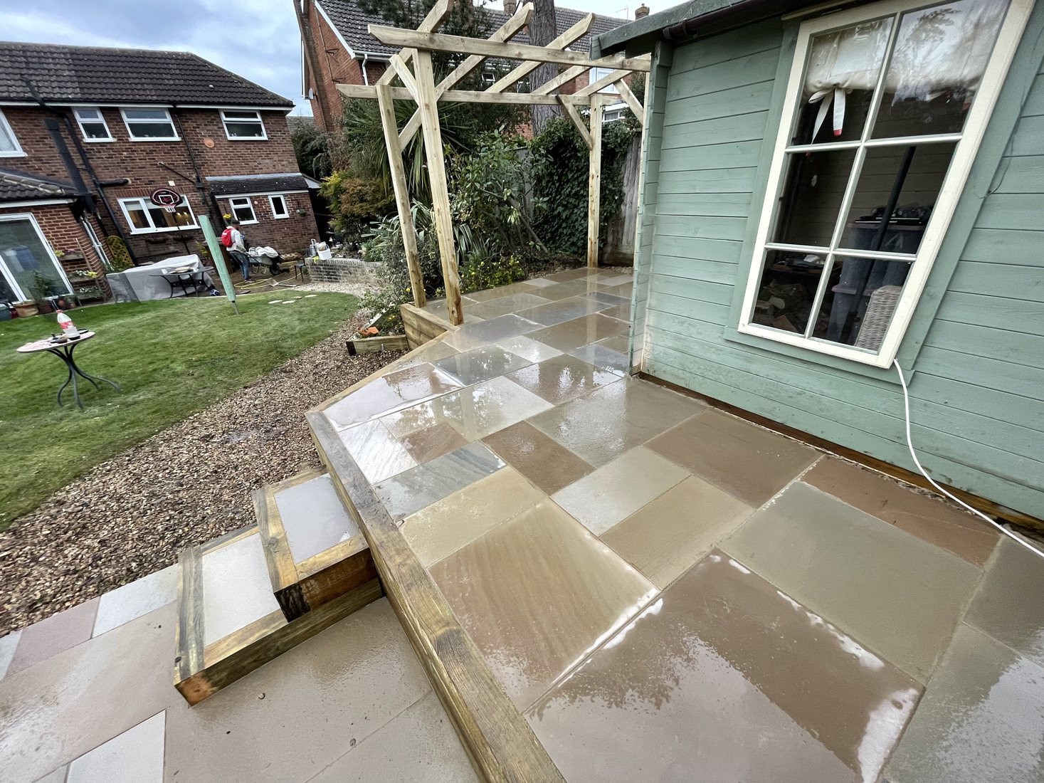 Sandstone Patios project by Stonecrest Paving and Landscaping