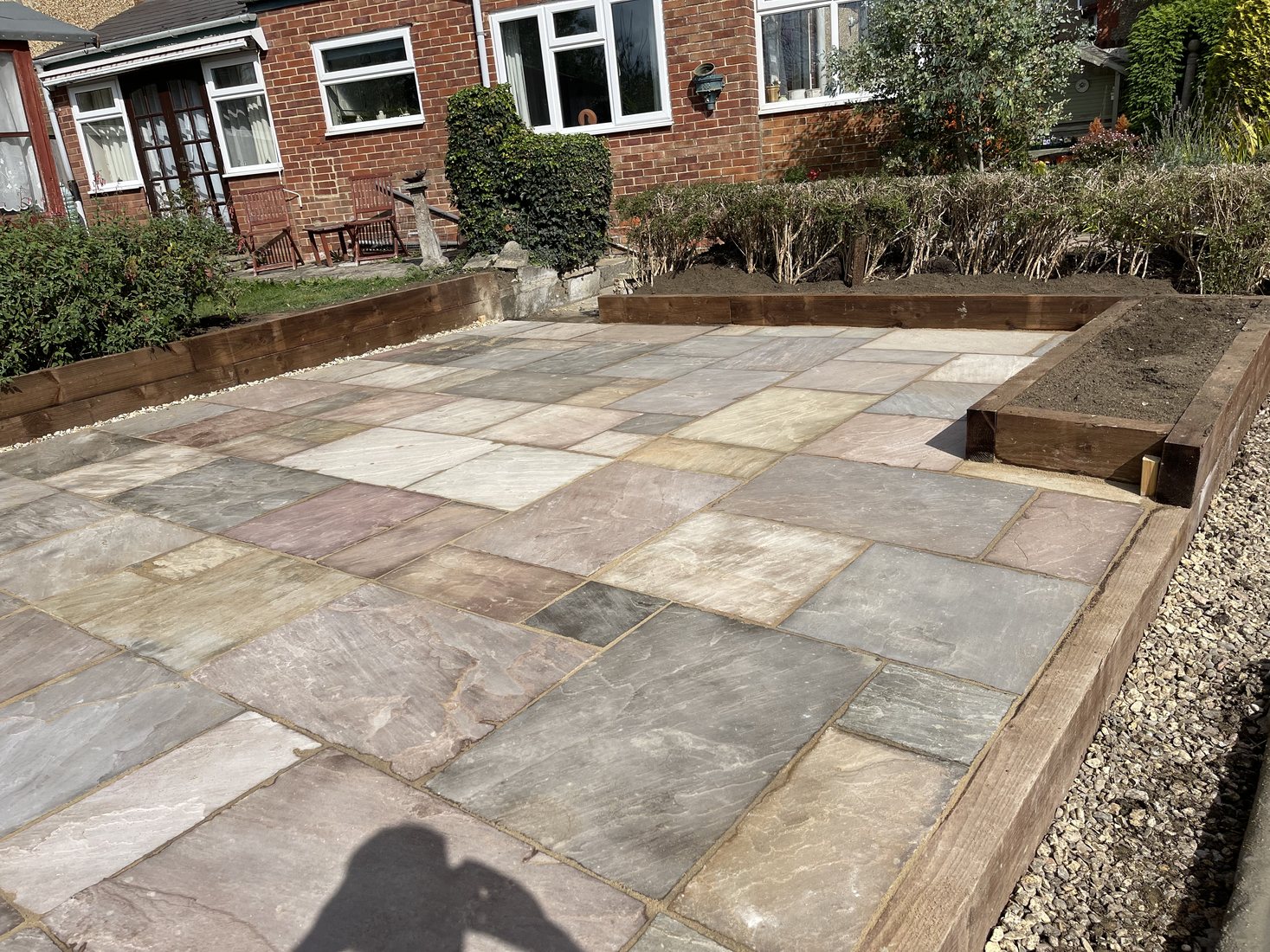 Sandstone Patios project by Stonecrest Paving and Landscaping