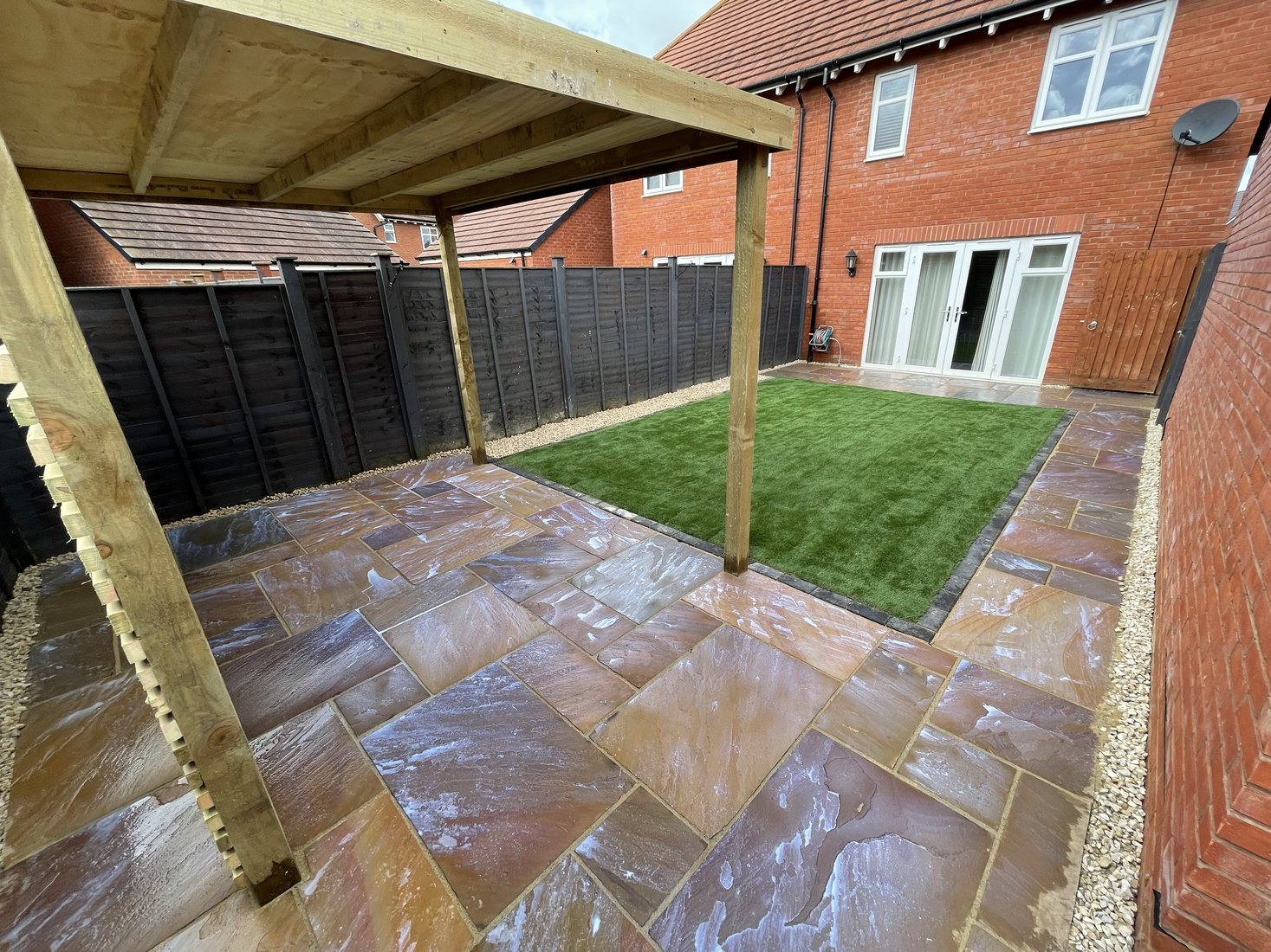 Sandstone Patios project by Stonecrest Paving and Landscaping