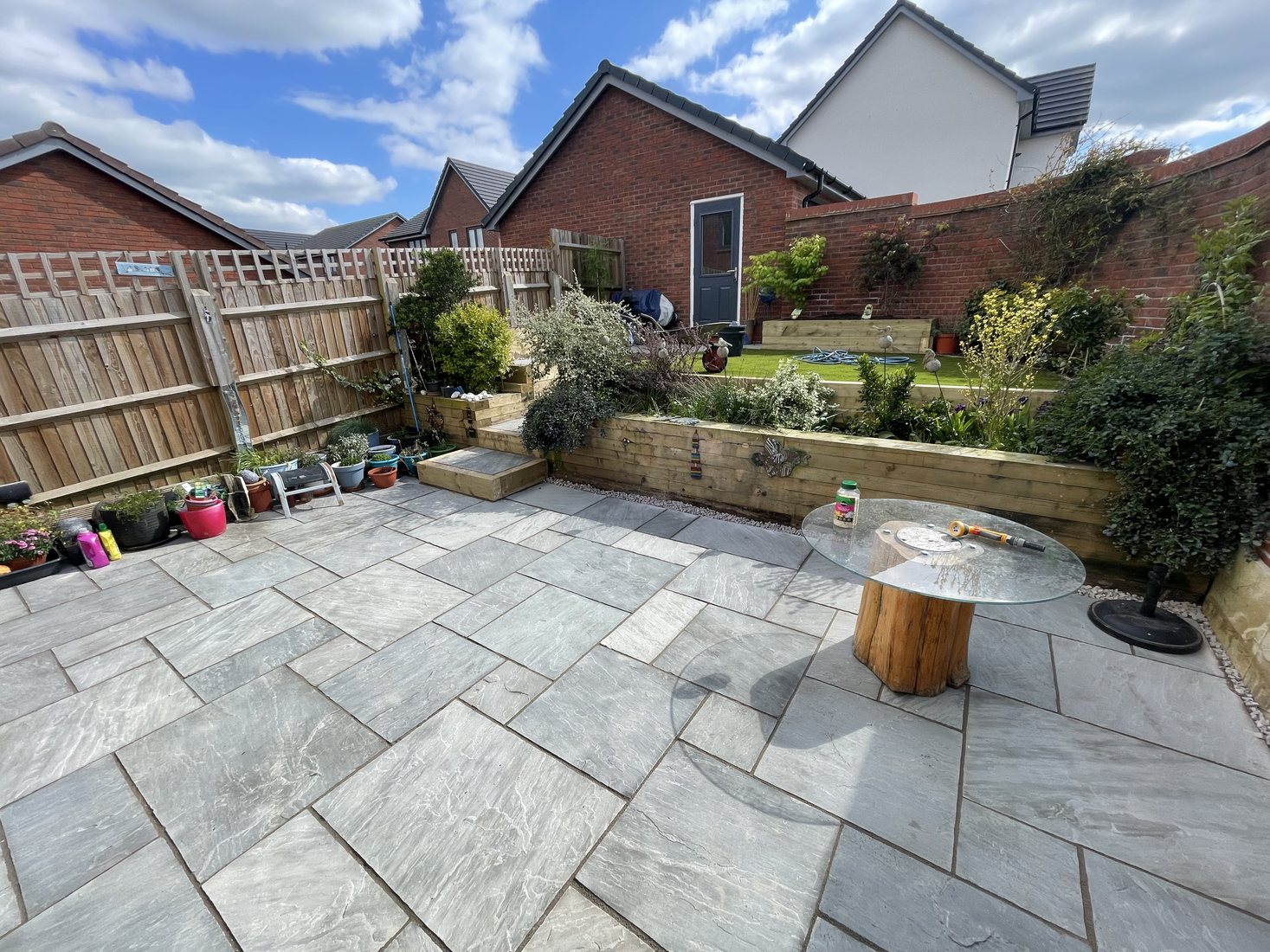 Sandstone Patios project by Stonecrest Paving and Landscaping