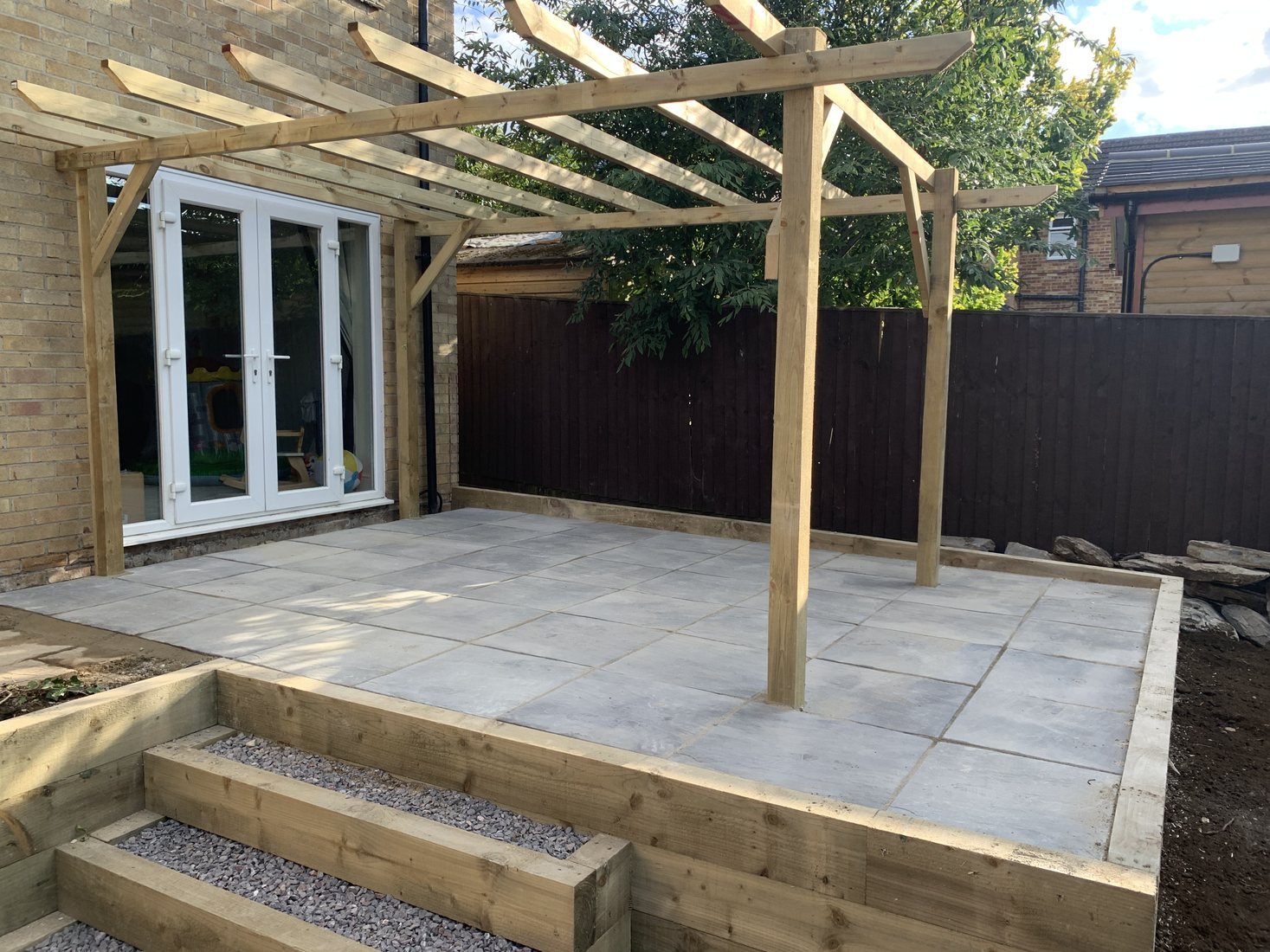 Timber Features project by Stonecrest Paving and Landscaping