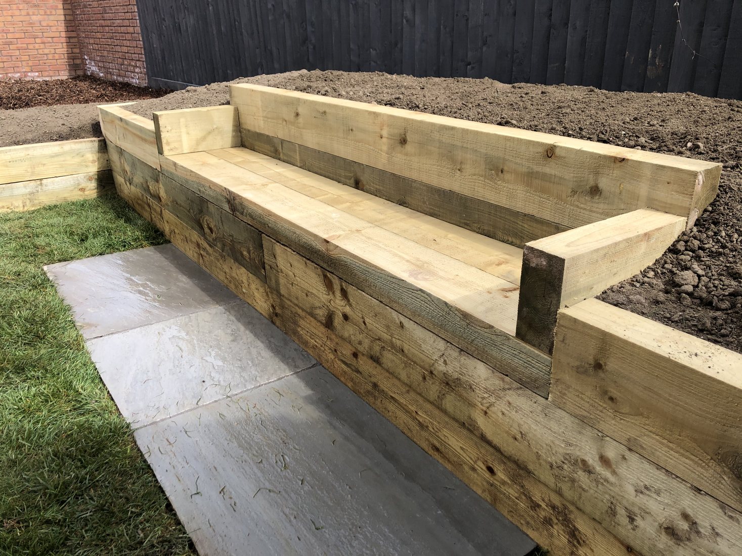 Timber Features project by Stonecrest Paving and Landscaping